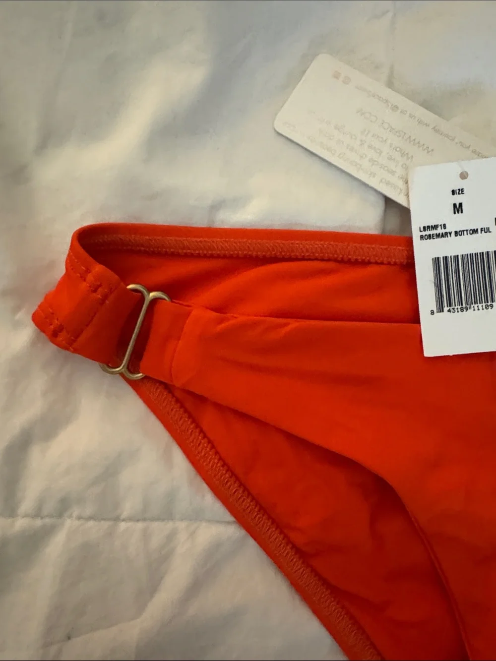 l*space Orange Full Cut Bikini Bottom